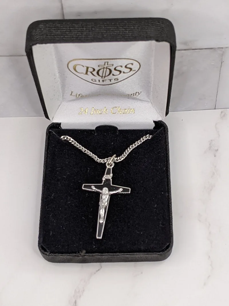 Crucifix Cross Necklace (SS)