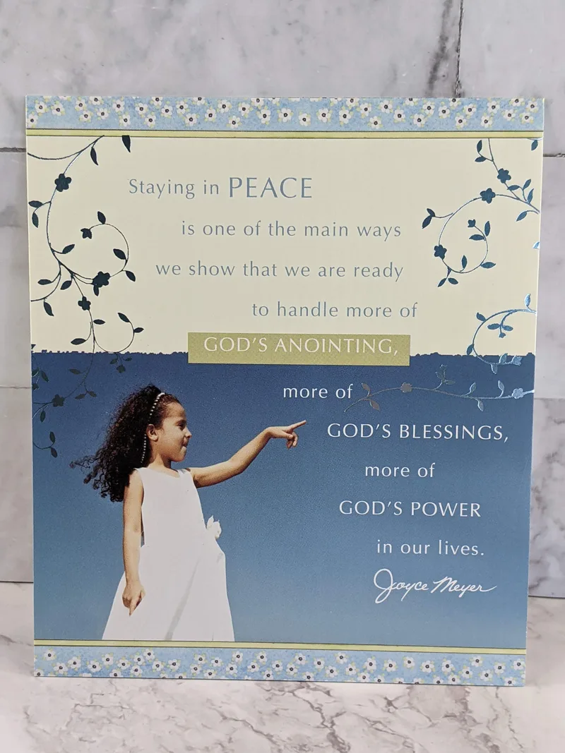 Staying in Peace Card