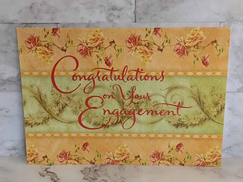 Congratulations on Engagement Card