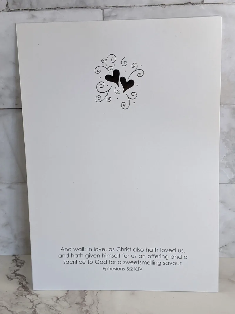 Walk in Love Anniversary Card