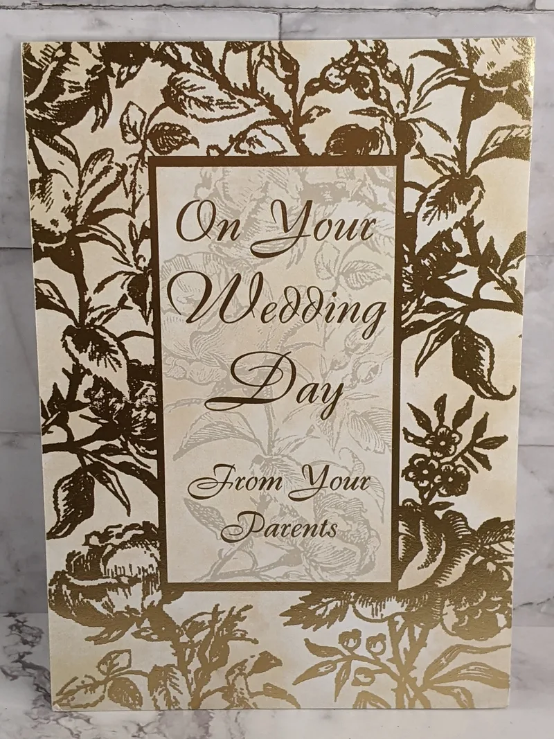 On Your Wedding Day (from parents)