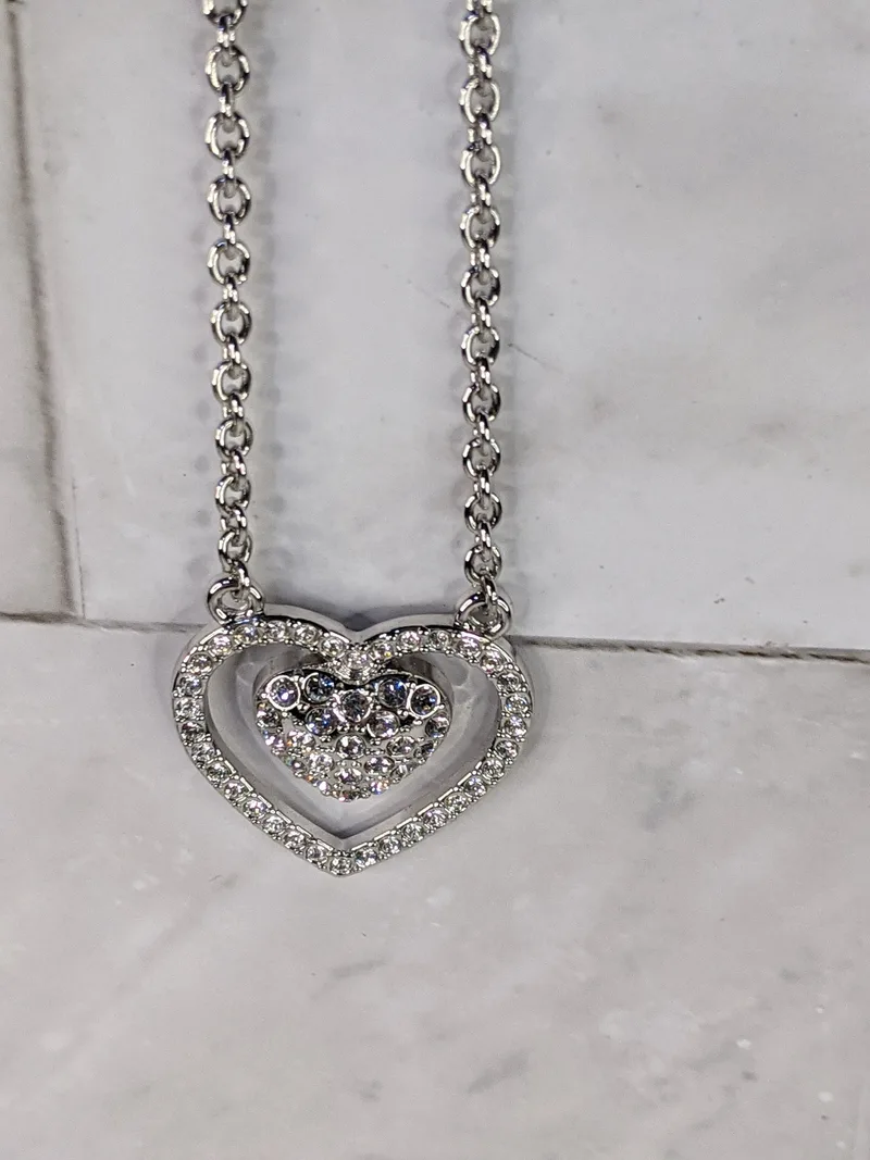 Jeweled Heart Necklace