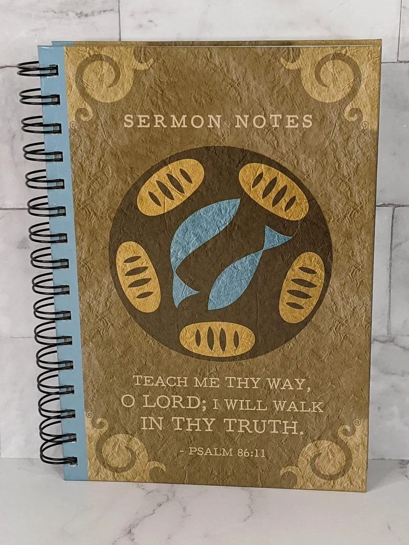Sermon Notes Spiral Journal