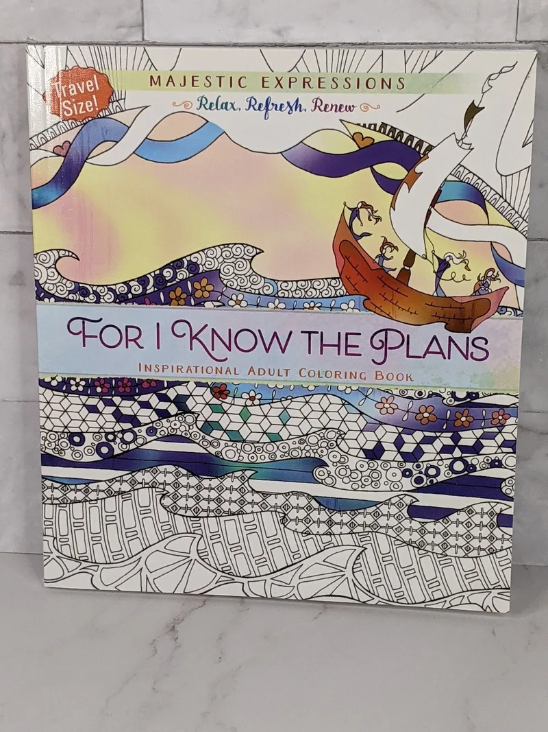 For I Know the Plans Coloring Book
