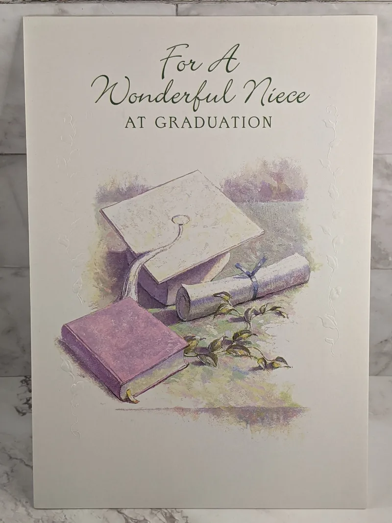 For a Wonderful Niece Graduation Card