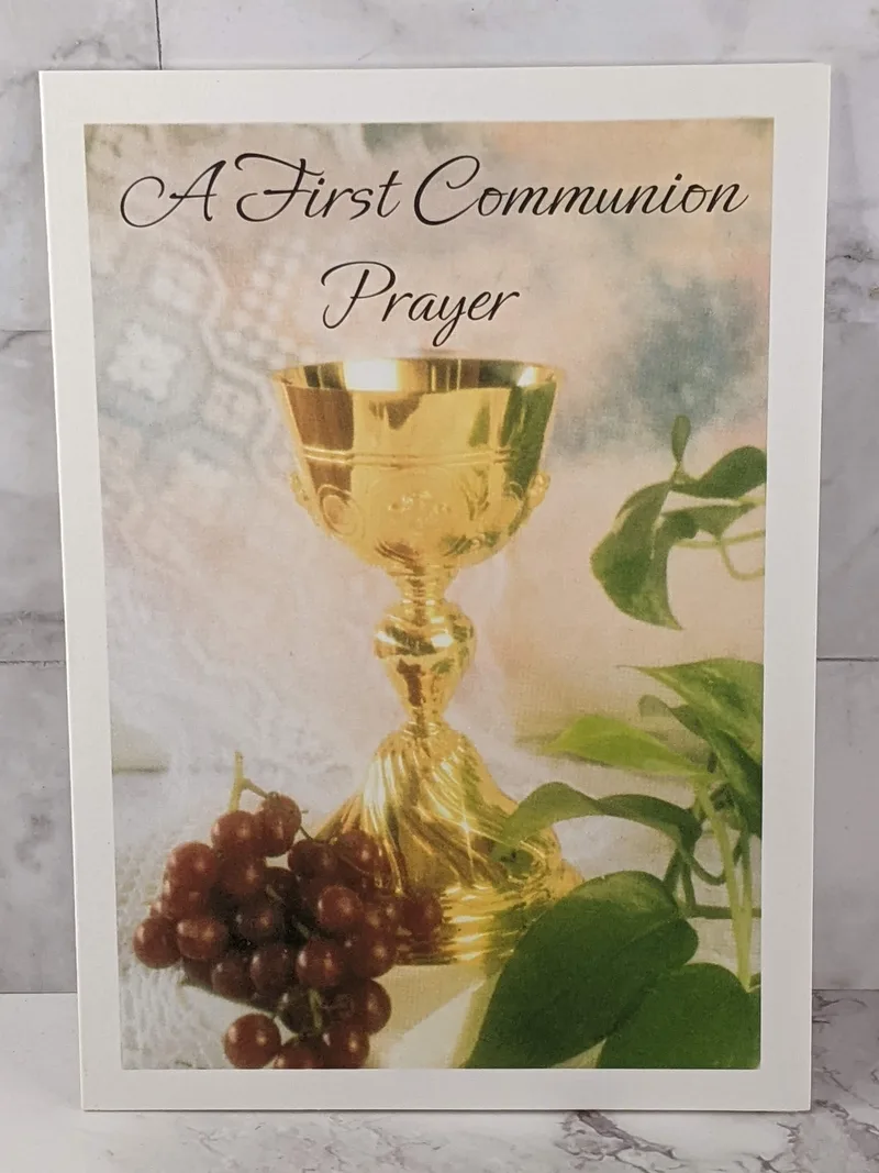First Communion Prayer