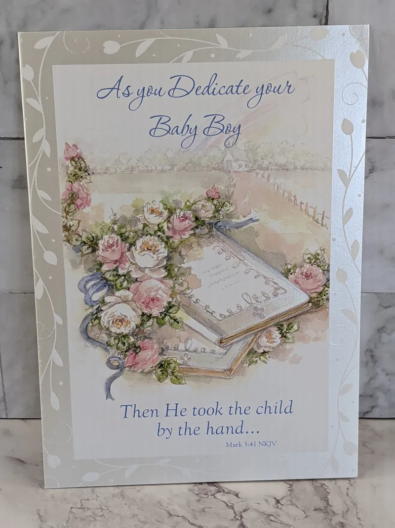 As You Dedicate Baby Boy