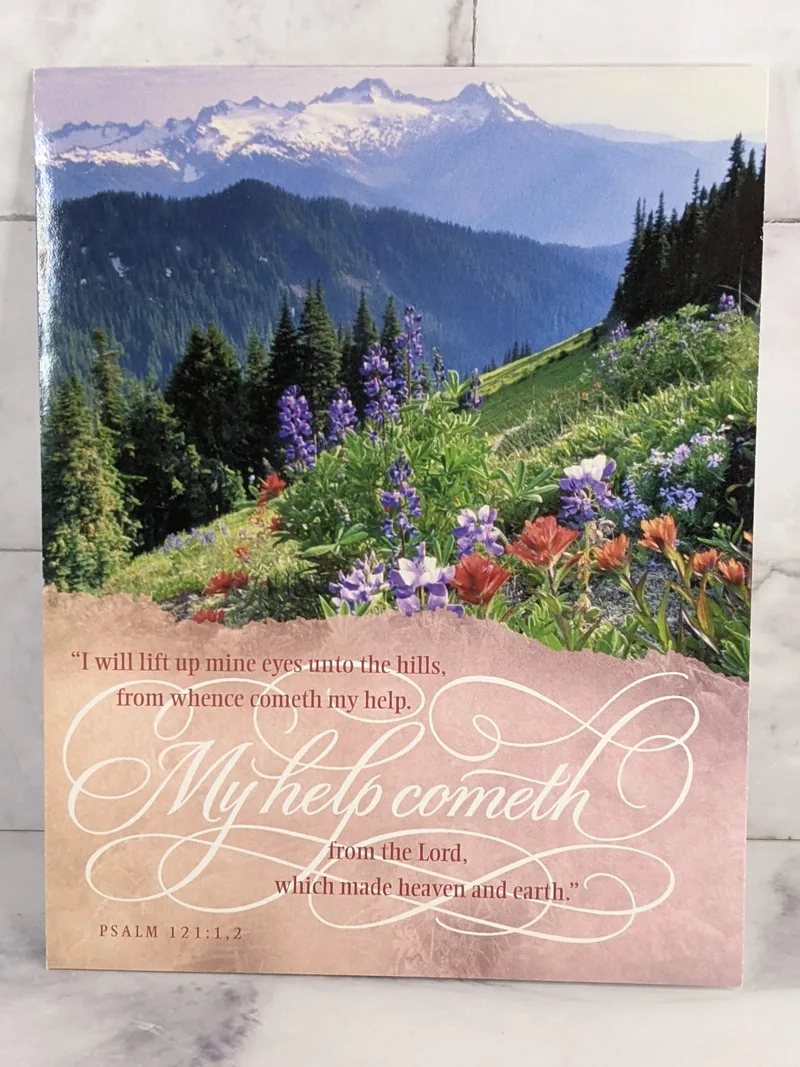 My Help Cometh - Card