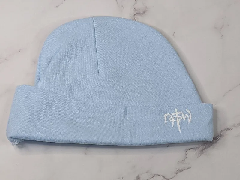 NOTW Blue Baby Hat