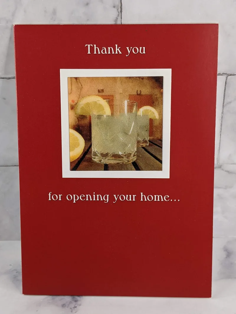 Thank You Hospitality Card