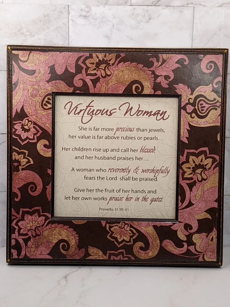 Virtuous Woman Framed Print