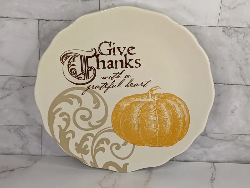 Give Thanks Plate