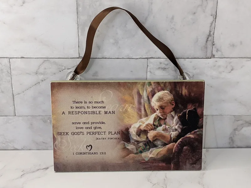 1 Corinthians 13:11 Quote Plaque