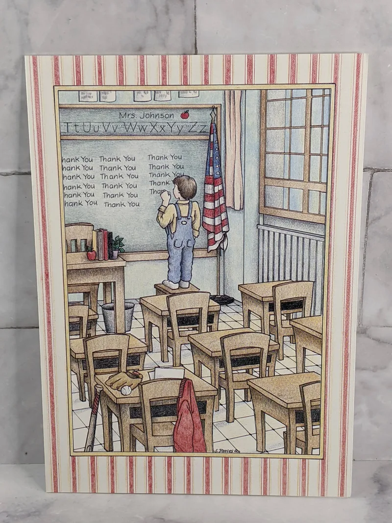 Teacher Thank You Card - Blank