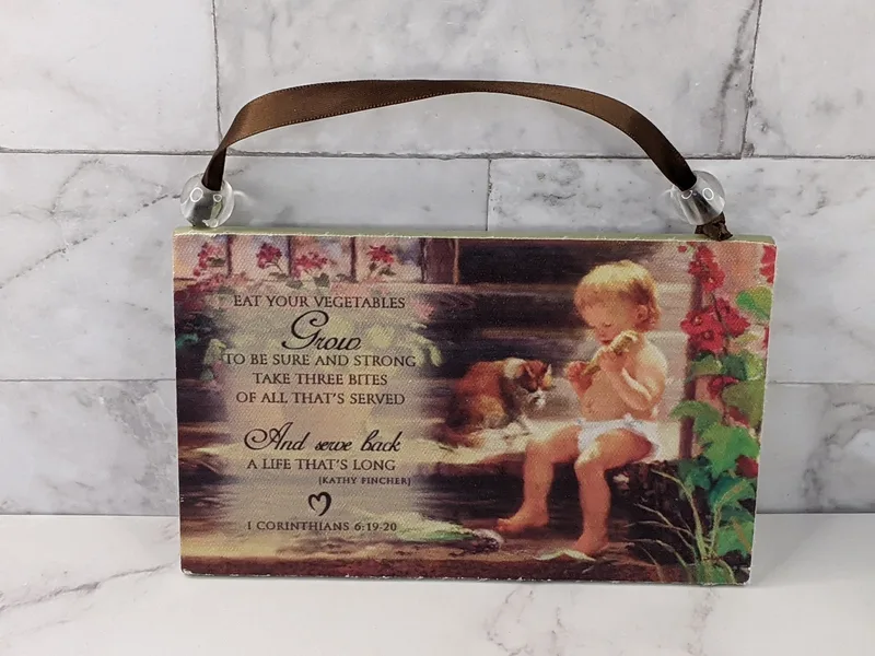 1 Corinthians 6:19-20 Quote Plaque