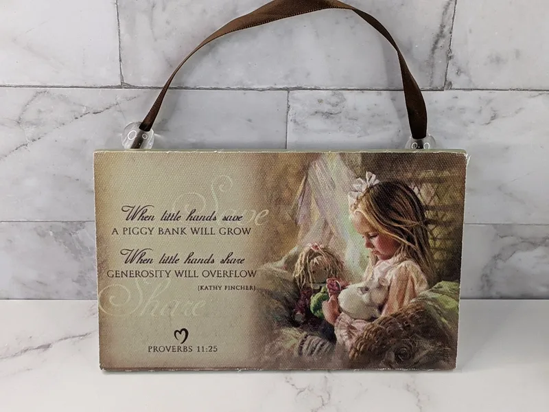 Proverbs 11:25 Quote Plaque