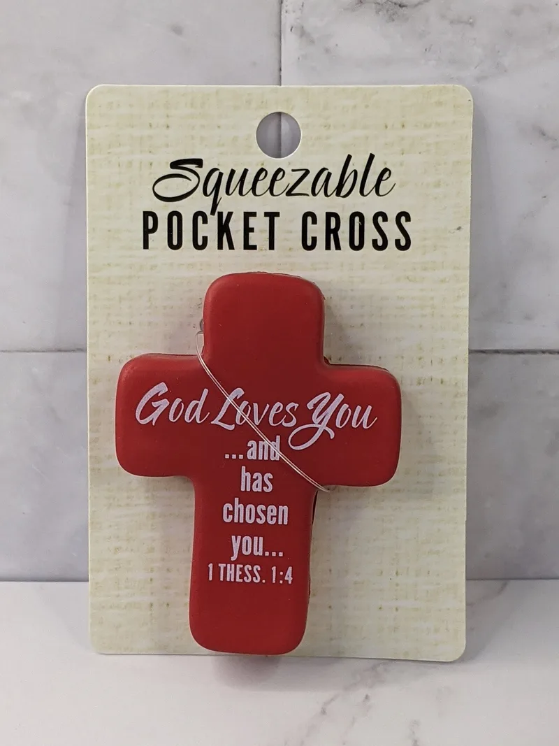 God Loves You Pocket Cross