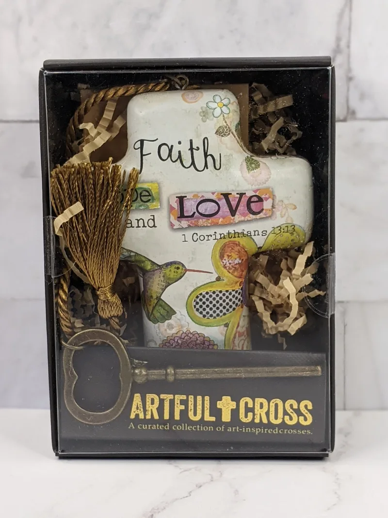 Faith Hope and Love Cross
