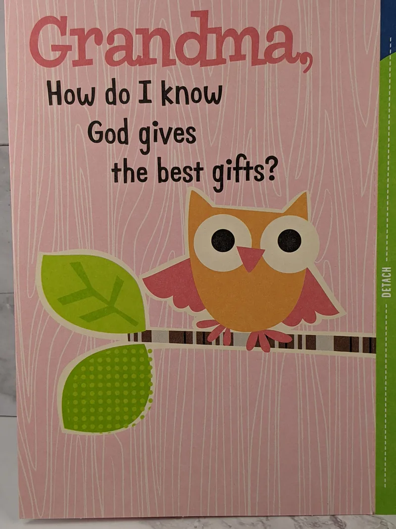 Grandma Card - Add Child's Handprints