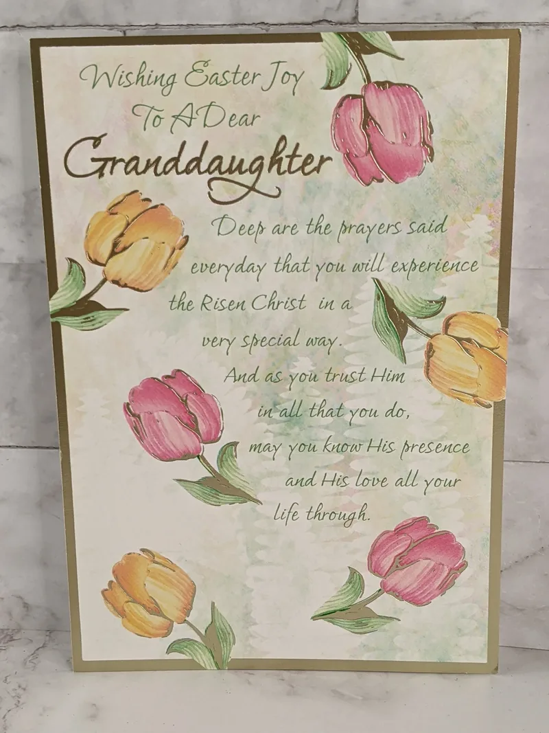 Easter Joy Dear Granddaughter