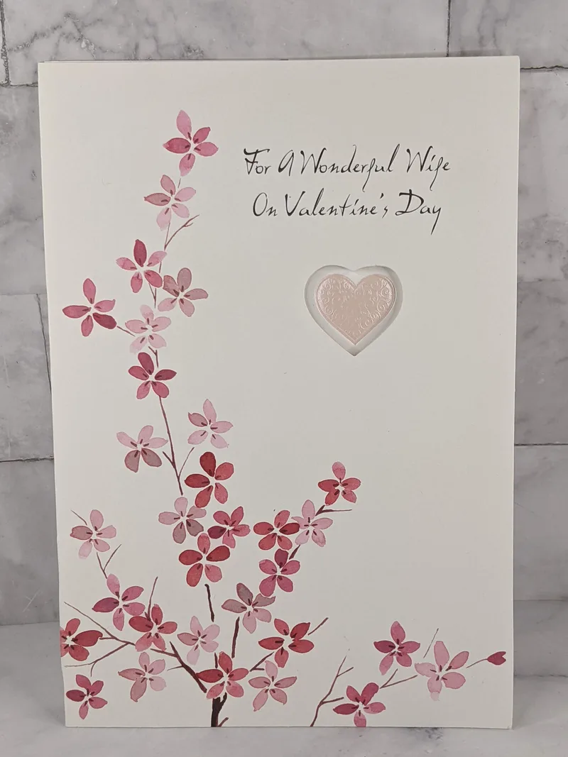 Wonderful Wife Valentine's Day Card