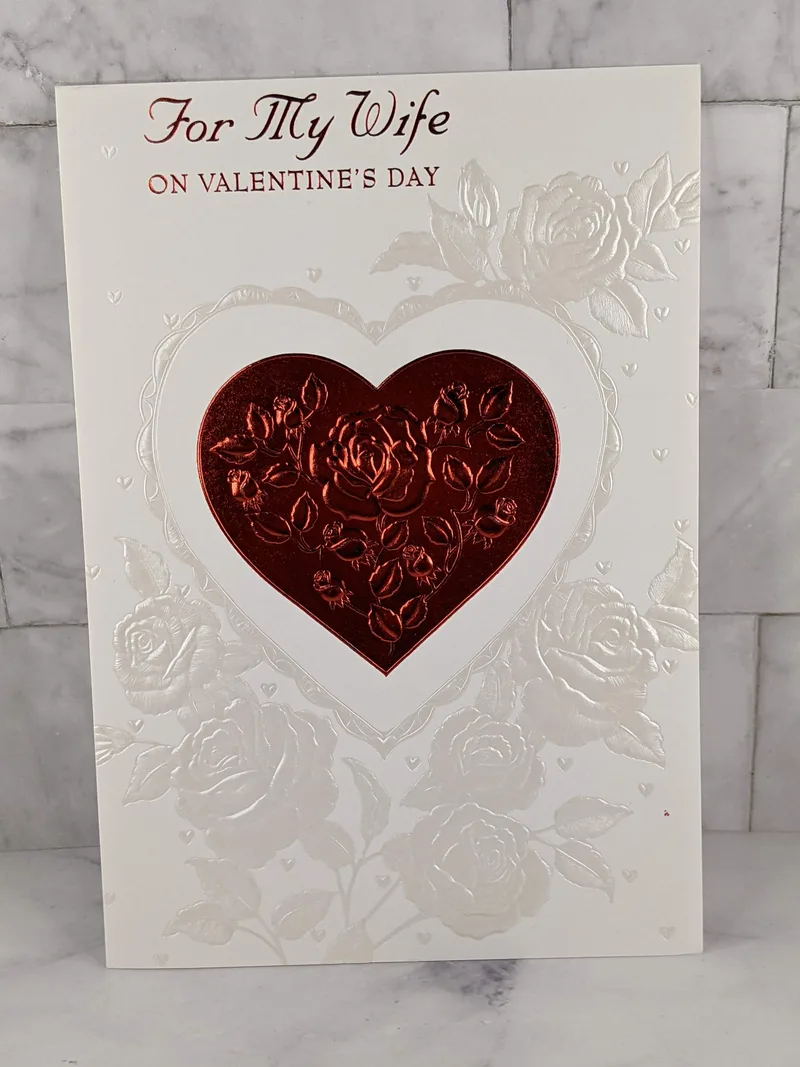 My Wife on Valentine's Day Card