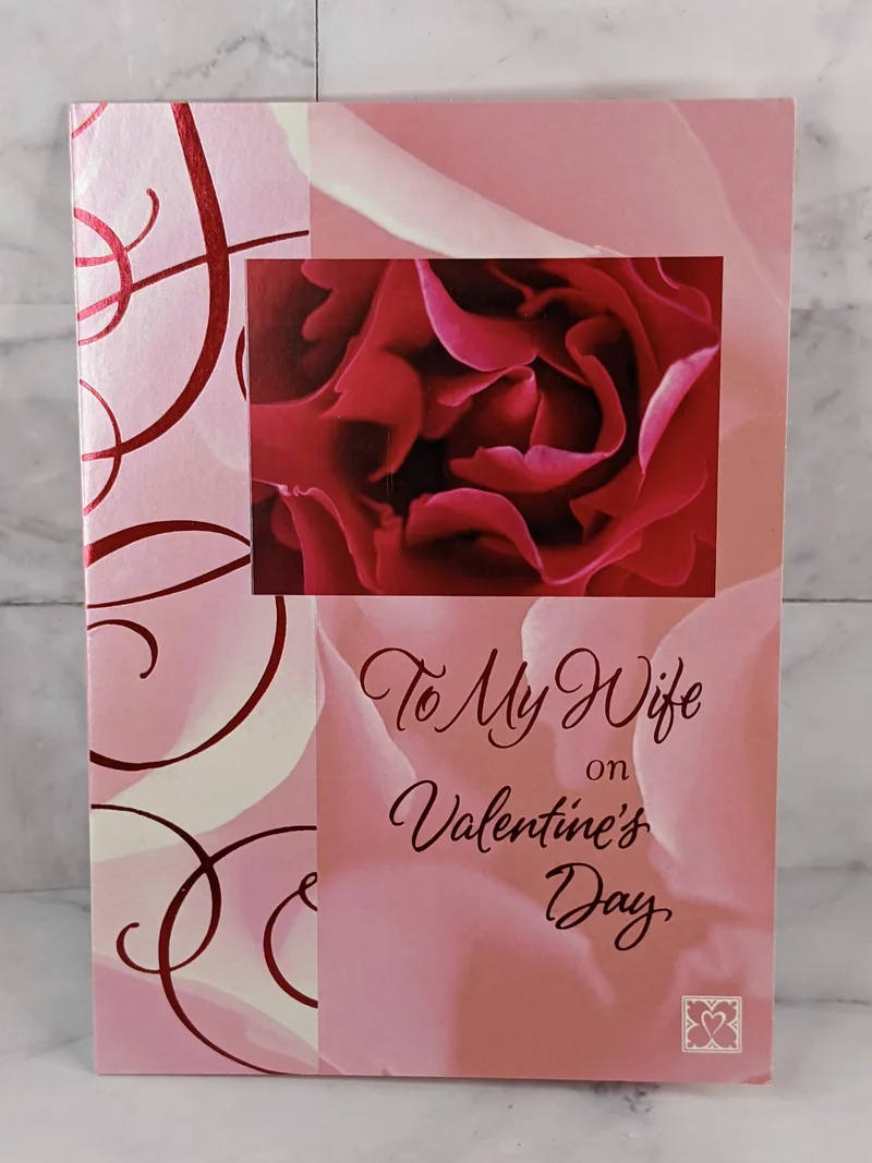 To My Wife Valentine Card
