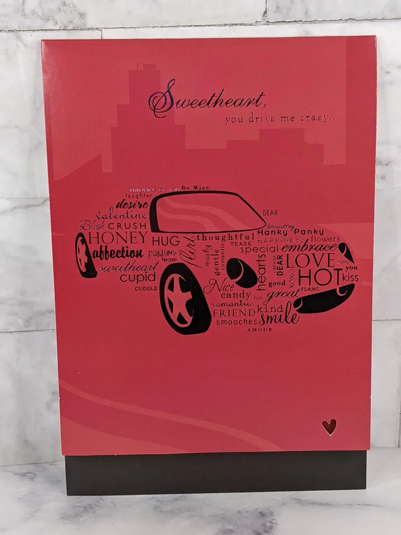 Sweetheart Drive Me Crazy Valentine Card