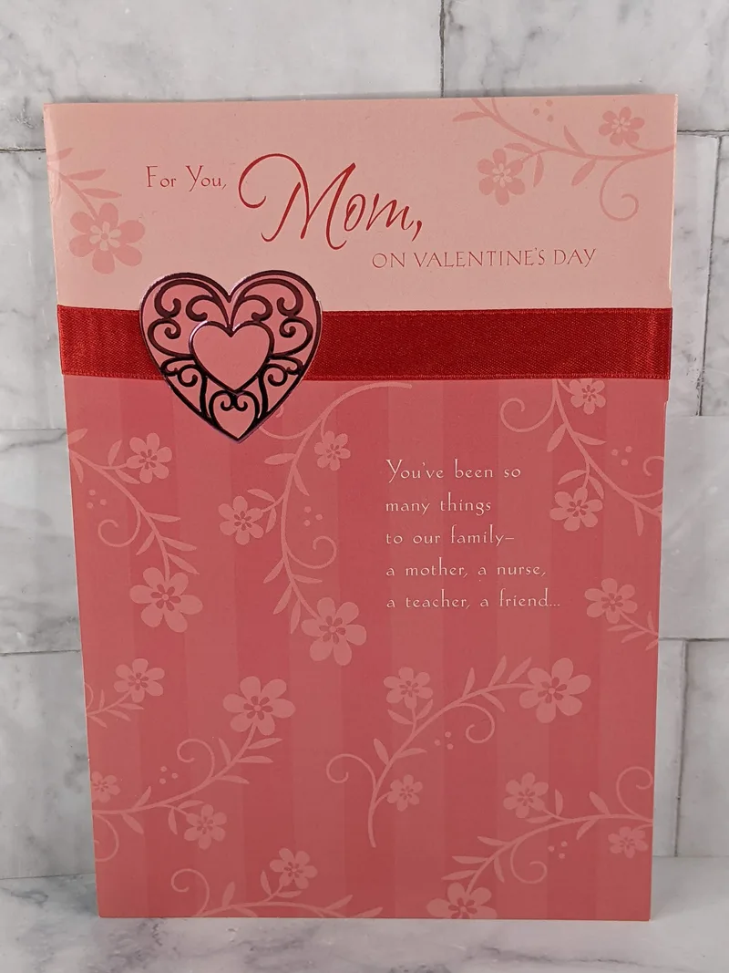 Mom on Valentine's Day Card