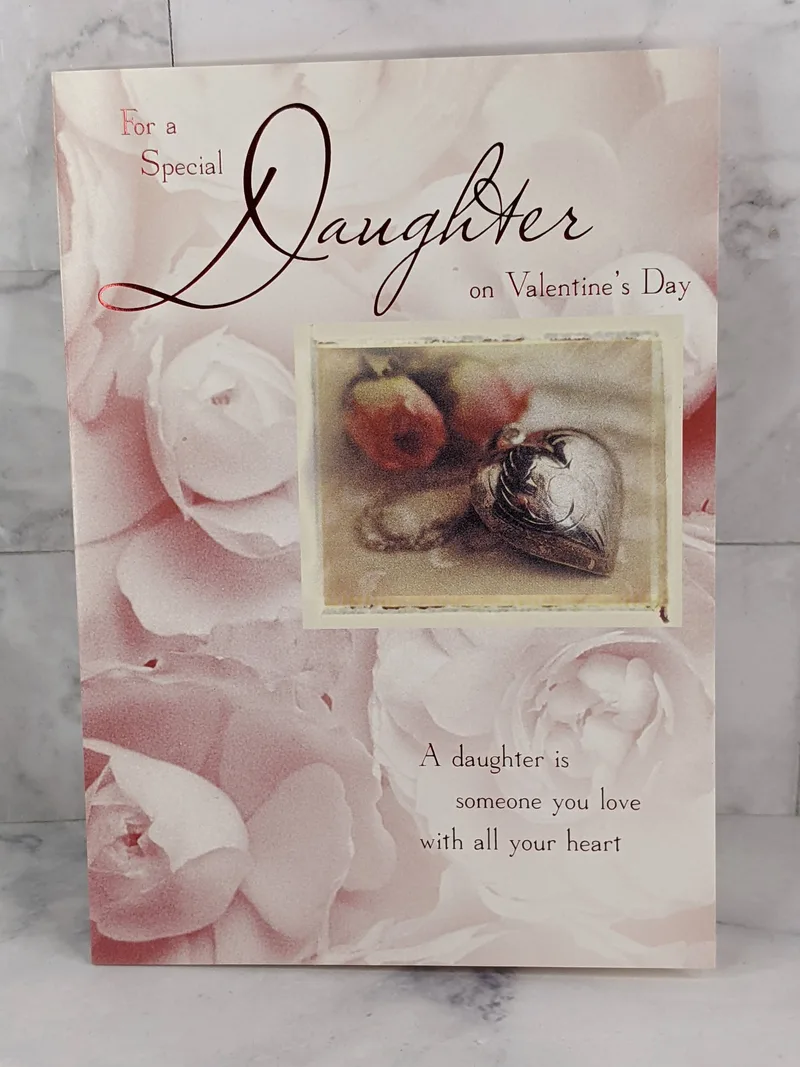 Special Daughter Valentine Treasure Card