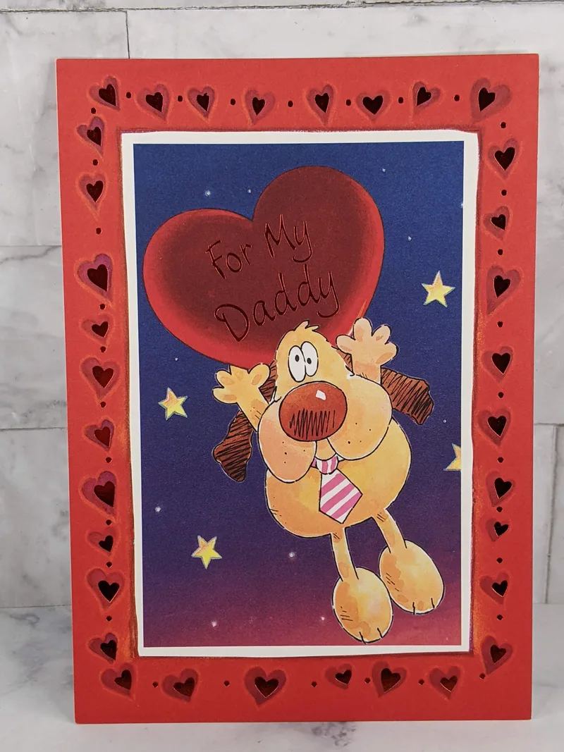 For My Daddy Valentine Card
