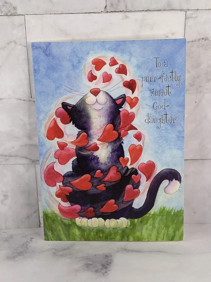 Sweet Goddaughter Valentine Card