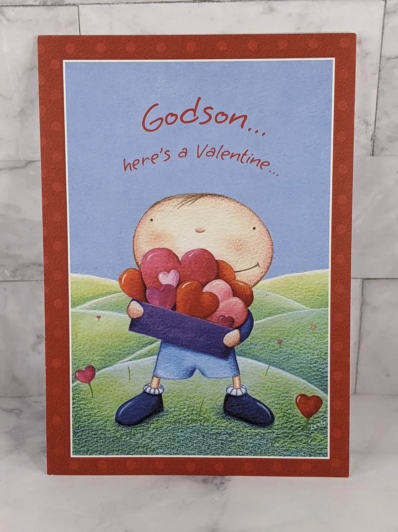 Godson Valentine Card