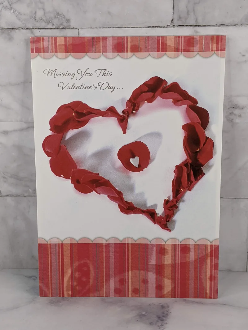 Missing You Valentine's Day Card