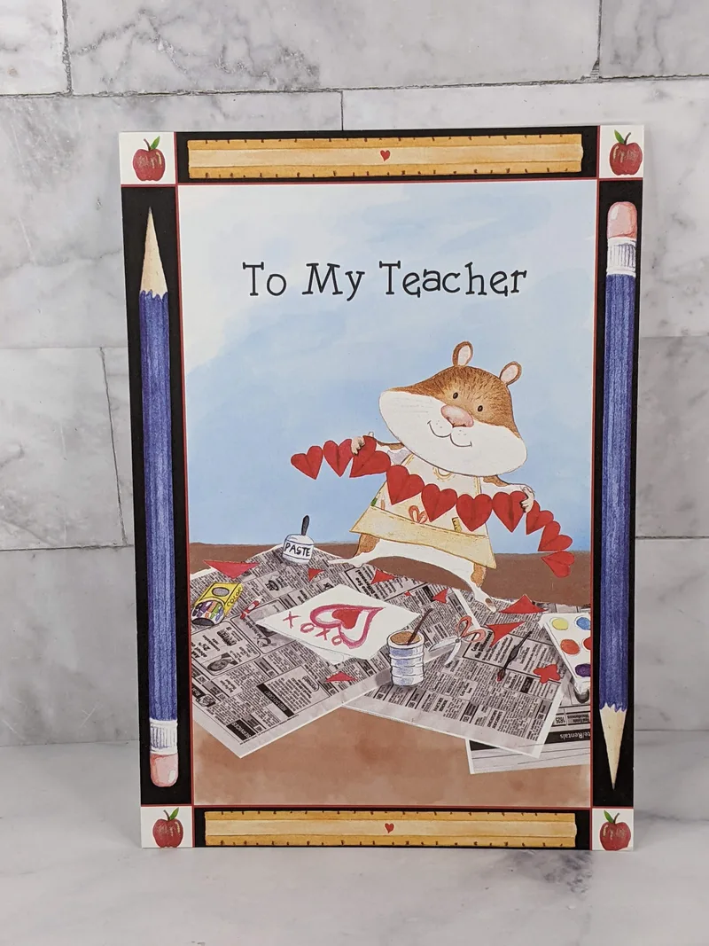 To My Teacher Valentine Card