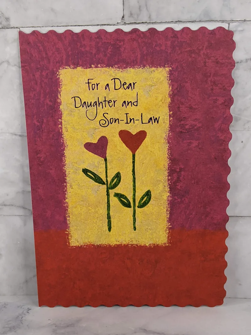 Dear Daughter & Son-in-Law Valentine Card