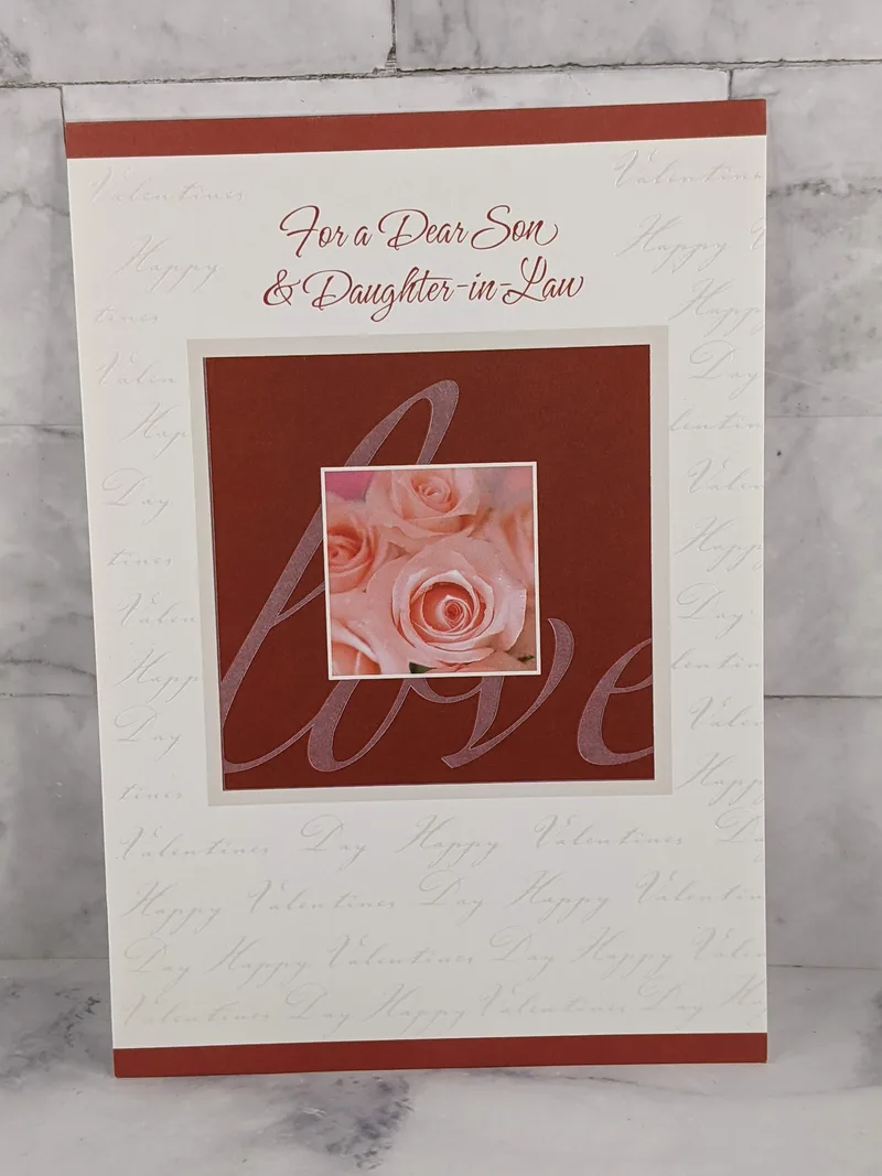 Dear Son & Daughter-in-Law Valentine Card