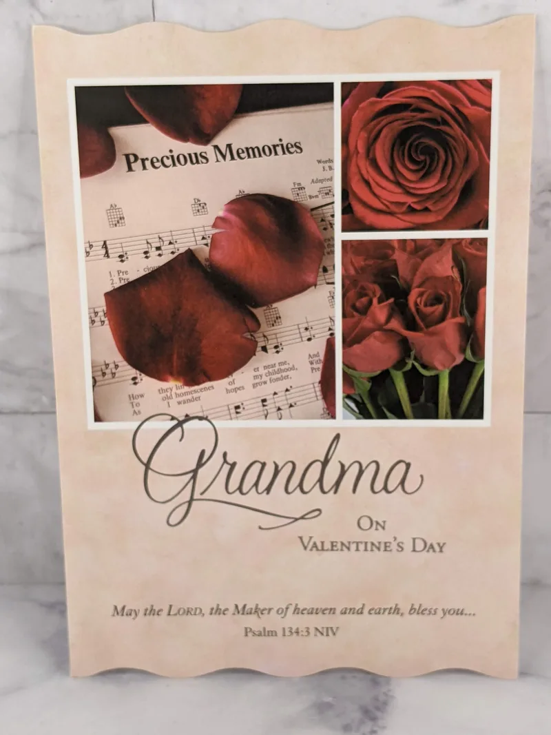 Grandma Memories on Valentine's Day Card