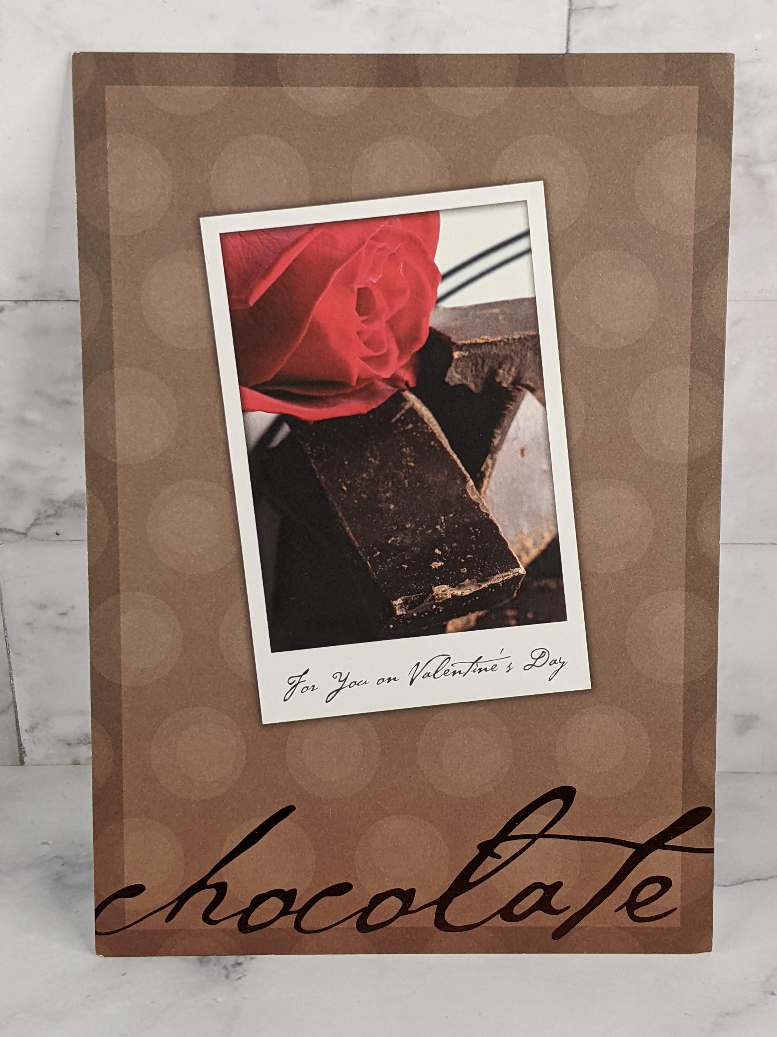 'Chocolate' Valentine Card