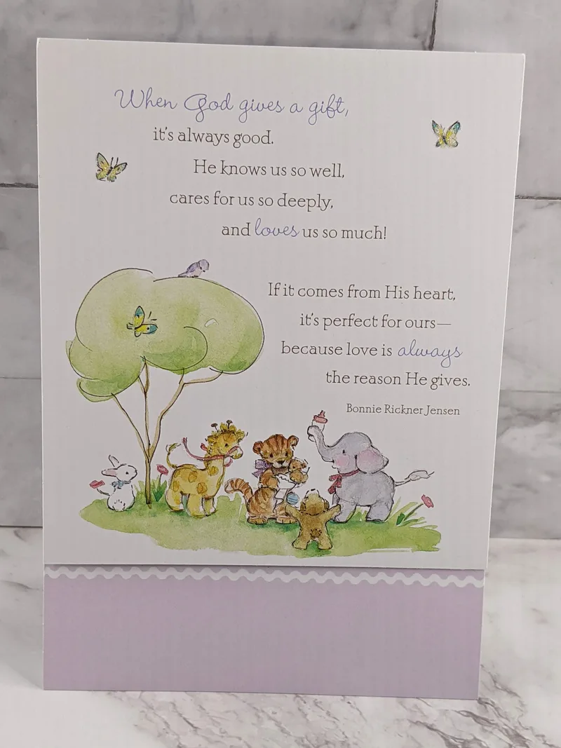 God's Gift Baby Card