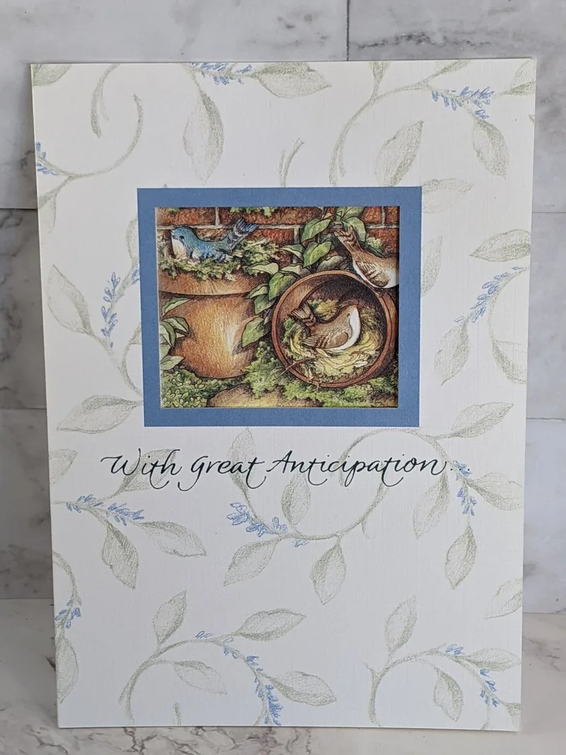 Anticipating Wedding Card