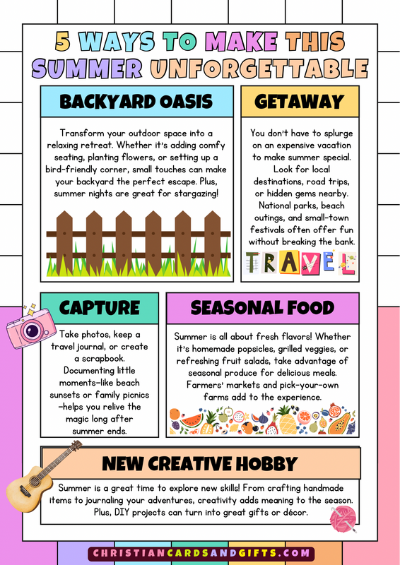 5 Ways to make this summer unforgettable