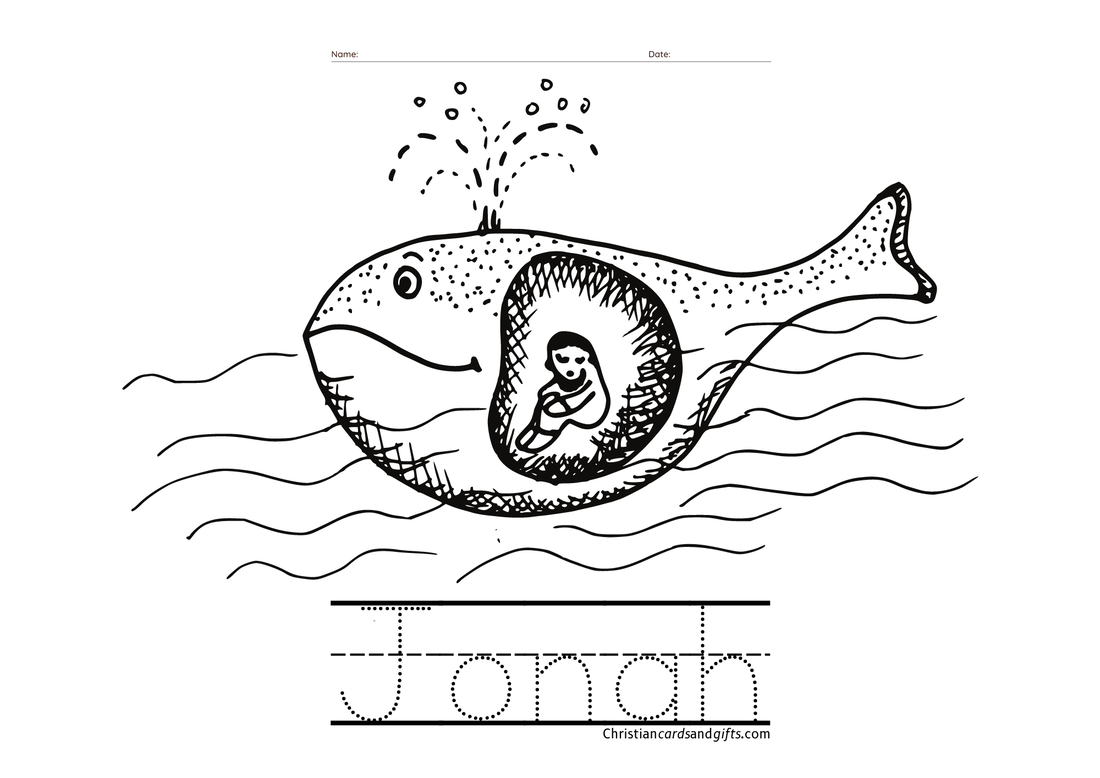 Jonah School Worksheet