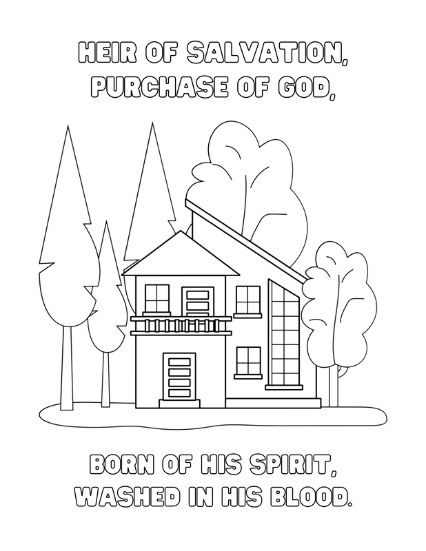 Blessed Assurance Coloring Pages
