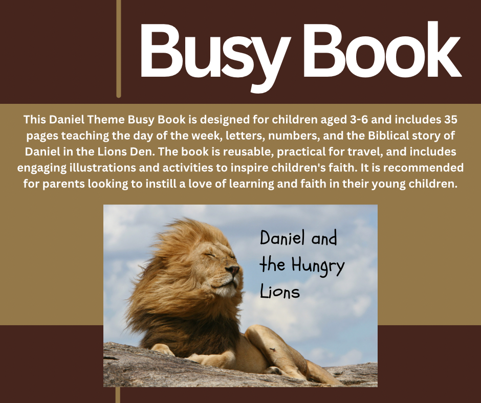 Daniel and the Hungry Lions Busy Book 