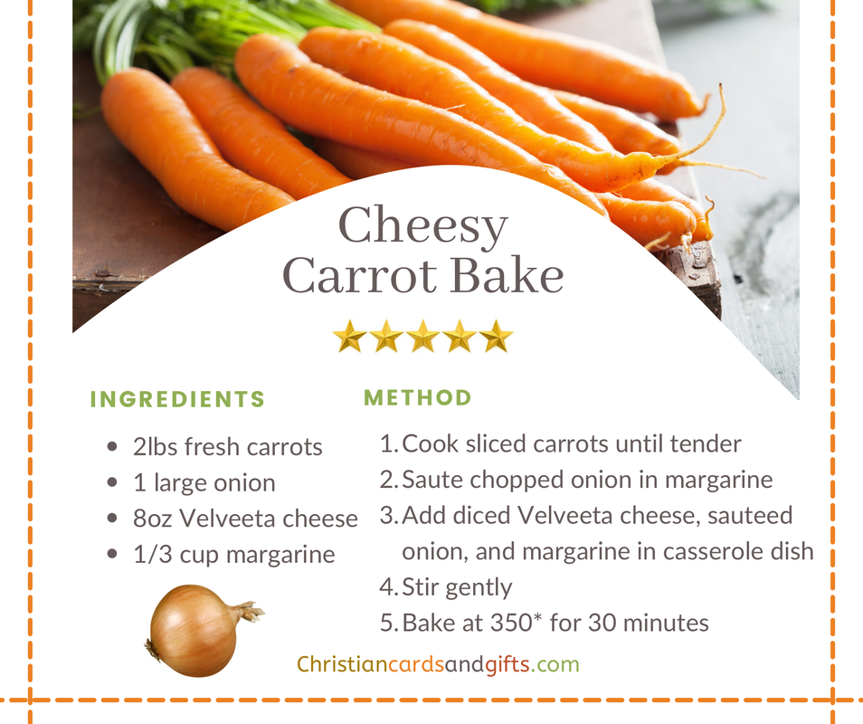 Cheesy Carrot Bake Recipe