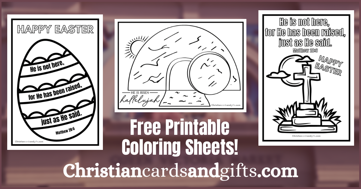 Free Printable Coloring Sheets for Easter