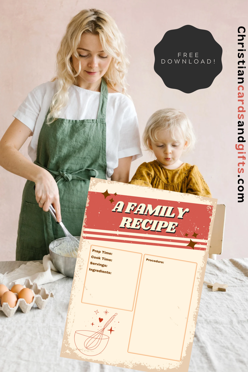 A Family Recipe Free Printable