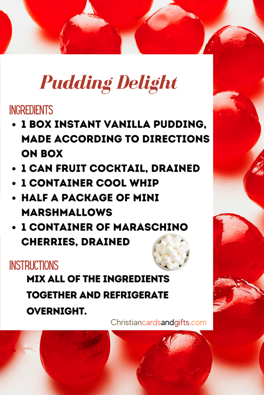 Pudding Delight Recipe - Easy To Make!