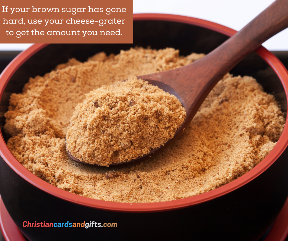 Food Tips - Using hardened brown sugar.